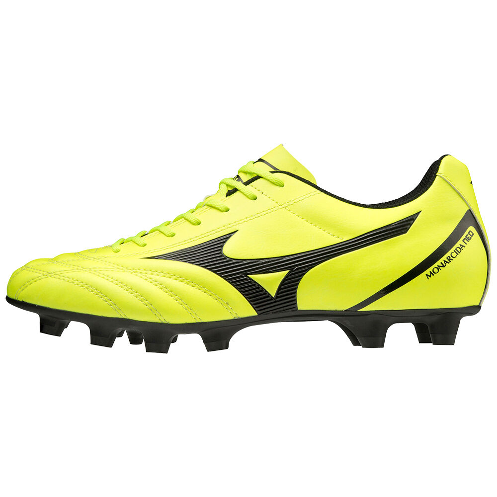 Tacos de Futbol Mizuno Monarcida Neo Select Para Hombre Amarillos/Negros 9150286-RB